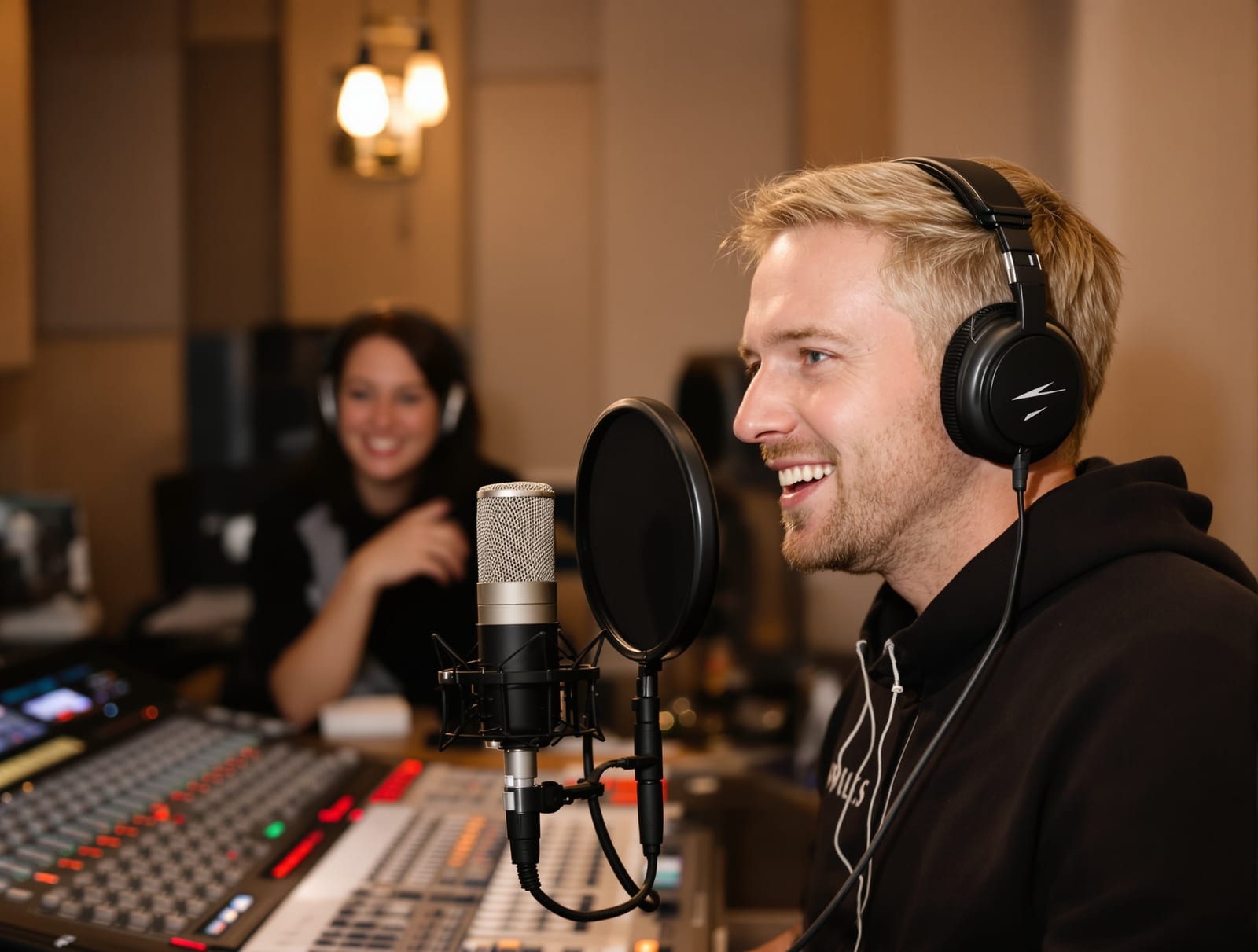 Äänisuunnittelua studiossa