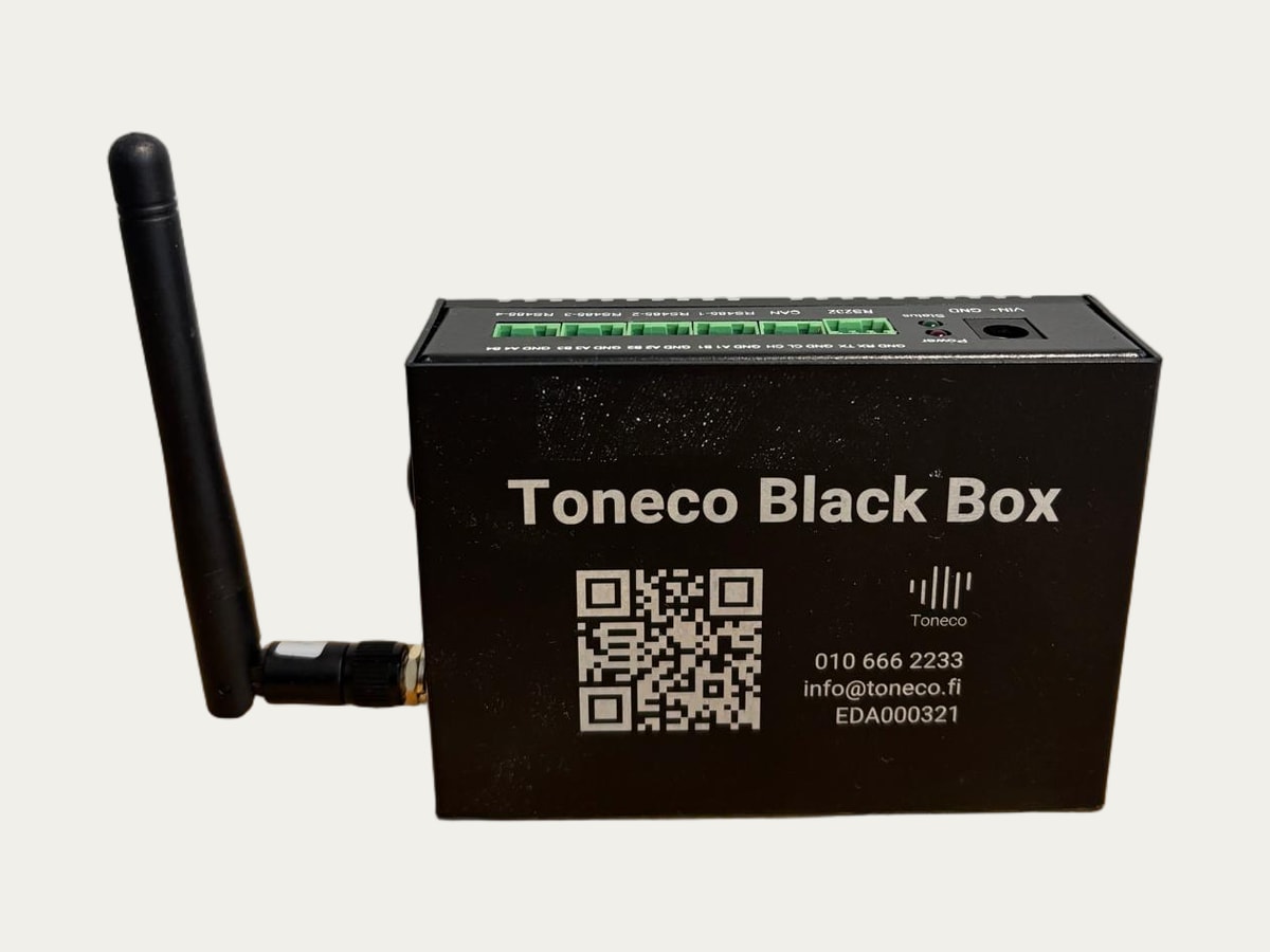 Toneco Black Box 4G -malli ulkoisella antennilla
