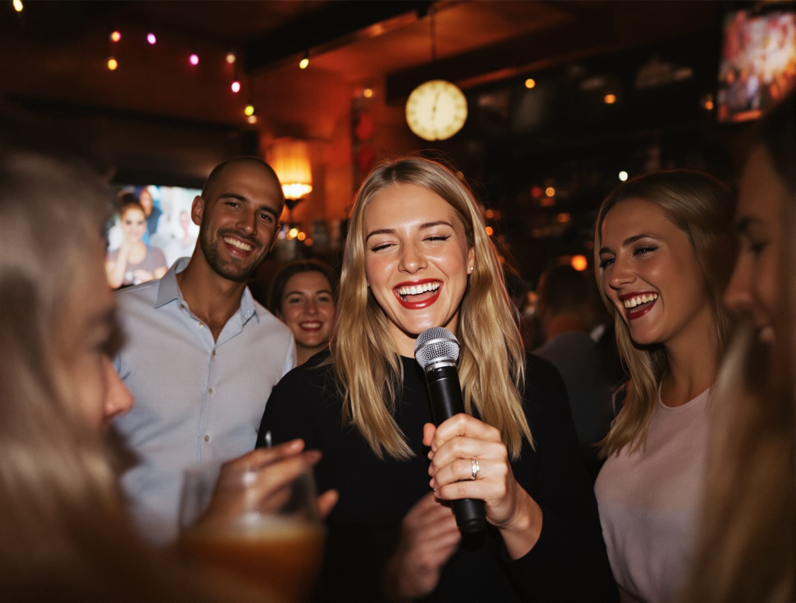 Karaokeilta ravintolassa